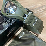 Тактичні окуляри Mil-Tec Commando Goggles Air Pro Clear олива, фото 6