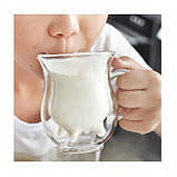 Глечик із подвійним дном для молока Веселий Молочник, фото 4
