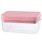 Форма для льоду з контейнером та щипцями, 23x12х10см / Контейнер для заморожування / Кухонний лоток під кубики льоду, фото 4