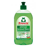 Засіб для ручного миття посуду Frosch Зелений лимон 500 мл (4009175161833)