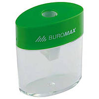 Точилка Buromax with a container, plastic (mixed colors) (BM.4752)