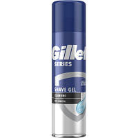 Гель для гоління Gillette Series Очисний з вугіллям 200 мл (7702018619757)