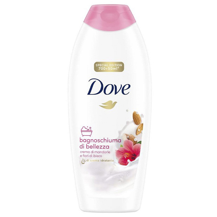 Гель-піна для душу Dove Мигдаль-гібіскус 750 мл, фото 1