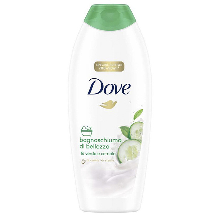 Гель-піна для душу Dove Огірок-зелений чай 750 мл