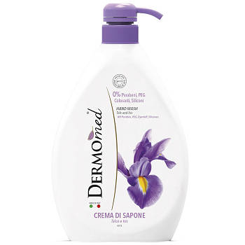 Крем-мило Dermomed Тальк та ірис рідке 1 л