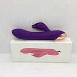 Подвійний вібратор з відростком від USB, Жіночий вібратор стимулятор, Вібратор для клітора та точки G, Інтимні, фото 9