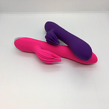 Подвійний вібратор з відростком від USB, Жіночий вібратор стимулятор, Вібратор для клітора та точки G, Інтимні, фото 10