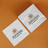 Паперові серветки з друком логотипа 40*40 см Серветки Преміум Класу для Сервіровки, фото 6