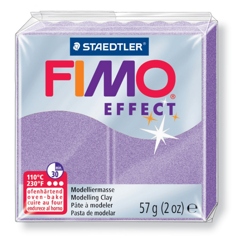 Полимерная глина пластика Фимо Эффект Fimo Effect 56 г - жемчужный лиловый 607 - фото 1 - id-p324642499
