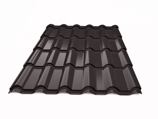 Металочерепиця Ретро Ferrogal 0,45 mm PE RAL 7016