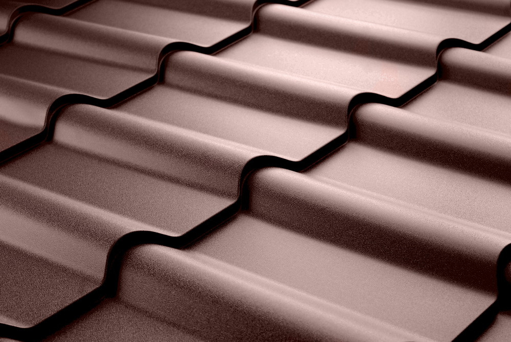 Металочерепиця Ретро Ferrogal 0,4 mm Ral 8017