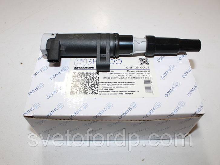 Котушка запалювання (на свічку) Renault Duster, Logan, Trafic, Sandero, Kangoo, Megane I-III 1.4-2.0 SHIKOO, фото 1