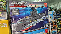 22806 502 шт. Военное классическое оружие ВМС Военные корабли Подводная лодка || Детский конструктор