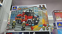 Конструктор "Пожарная бригада" (349 элементов, в коробке) 80541 || Детский конструктор
