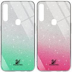 TPU+Glass чохол Swarovski для Oppo A31