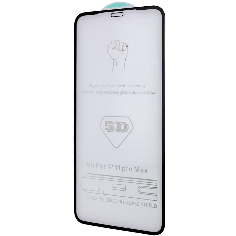 Захисне скло 5D Hard (full glue) (тех.пак) для Apple iPhone 11 Pro Max (6.5") / XS Max