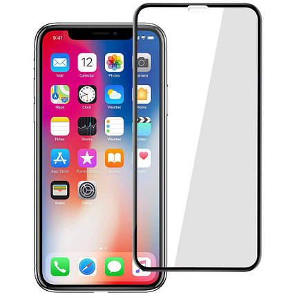 Захисне скло 5D Hard (full glue) (тех.пак) для Apple iPhone 11 Pro Max (6.5") / XS Max, фото 3