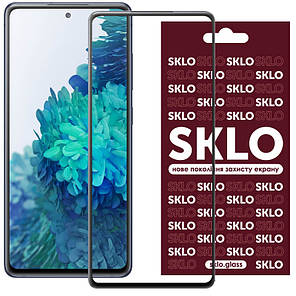 Захисне скло SKLO 3D (full glue) для Samsung Galaxy S20 FE, фото 1