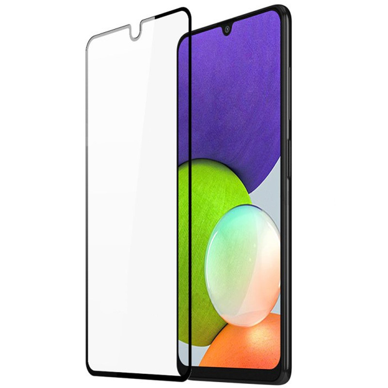 Захисне скло XD+ (full glue) (тех.пак) для Samsung Galaxy A22 4G / M32 / M22 / A32 4G / A31