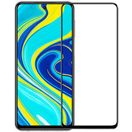 Захисне скло XD+ (full glue) (тех.пак) для Xiaomi Redmi Note 9s / Note 9 Pro / Note 9 Pro Max, фото 1