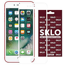 Захисне скло SKLO 3D (full glue) для Apple iPhone 7 plus / 8 plus (5.5"), фото 3