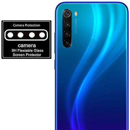 Гнучке захисне скло 0.18mm на камеру (тех.пак) для Xiaomi Redmi Note 8T, фото 1