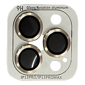 Захисне скло Metal Classic на камеру (в упак.) для Apple iPhone 13 Pro / 13 Pro Max, фото 3