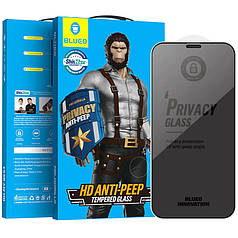Захисне 2.5D скло Blueo Full Cover Anti-Peep для Apple iPhone 12 Pro / 12 (6.1")