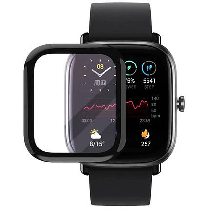 Полімерна плівка 3D (full glue) (тех.пак) для Xiaomi Amazfit GTS 2 mini, фото 1