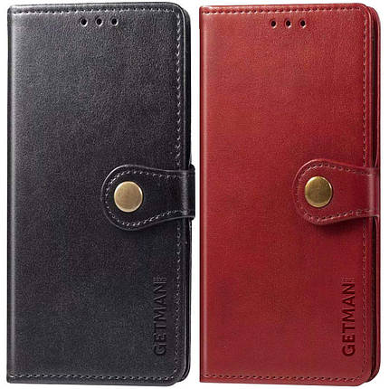 Шкіряний чохол книжка GETMAN Gallant (PU) для TECNO Camon 17P, фото 1