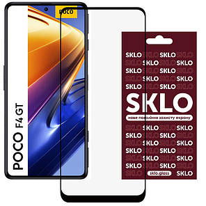 Захисне скло SKLO 3D (full glue) для Xiaomi Poco F4 GT, фото 1