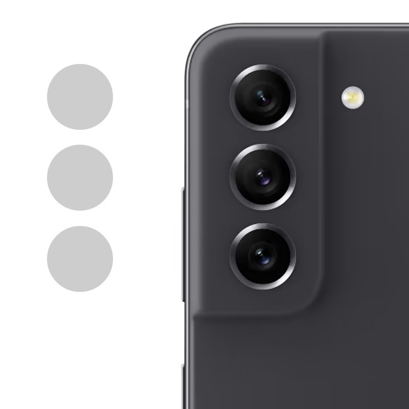 Гнучке захисне скло 0.18mm на камеру (тех.пак) для Samsung Galaxy S21 FE
