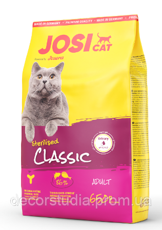ЙозіКет Стерелайзд Клессік JosiCat Sterilised Classic, 650г