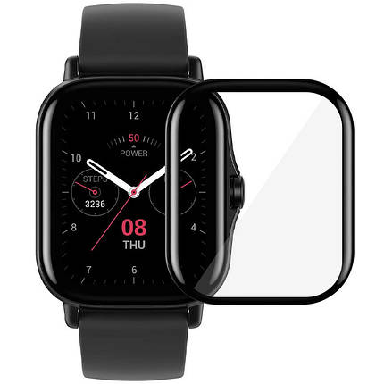 Полімерна плівка 3D (full glue) (тех.пак) для Xiaomi Amazfit GTS 2, фото 1