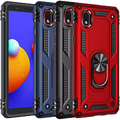 Ударостійкий чохол Serge Ring for Magnet для Samsung Galaxy M01 Core / A01 Core