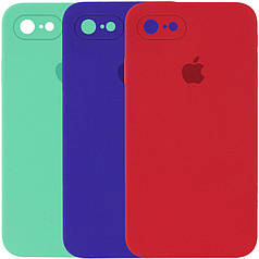 Чохол Silicone Case Square Full Camera Protective (AA) для Apple iPhone 7 / 8 / SE (2020) (4.7")