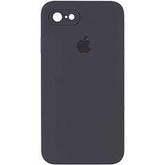 Чохол Silicone Case Square Full Camera Protective (AA) для Apple iPhone 6/6s (4.7") Сірий / Dark Gray