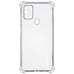 TPU чохол GETMAN Ease logo посилені кути для Samsung Galaxy A21s