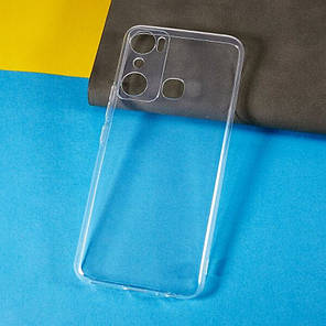 TPU чохол Epic Transparent 1,5mm Full Camera для Infinix Hot 20i, фото 3