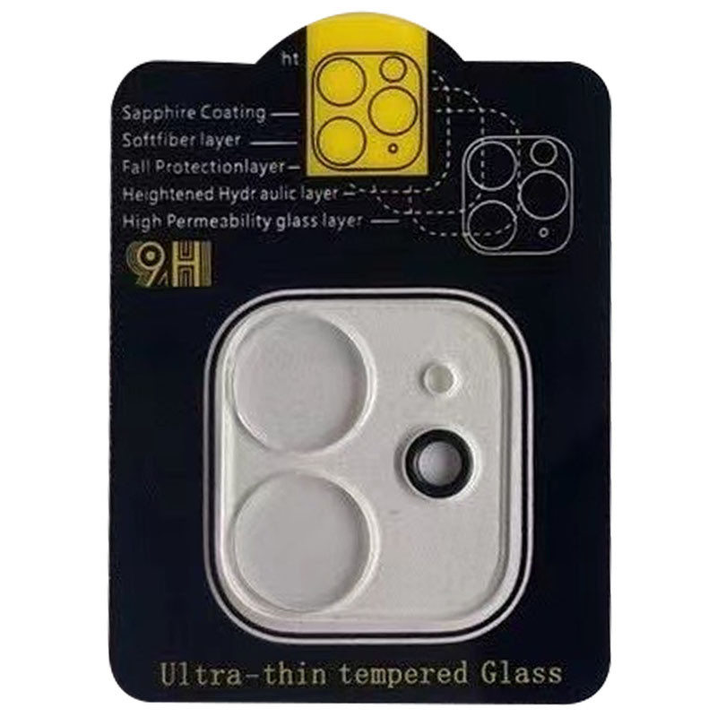 Захопливе скло на камеру Full Block (тех.пак) для Apple iPhone 12 (6.1")