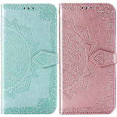 Шкіряний чохол (книжка) Art Case з візитницею для Oppo A31