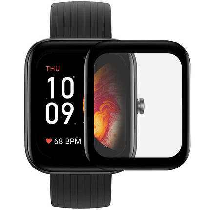 Полімерна плівка 3D (full glue) (тех.пак) для Xiaomi Amazfit Bip 3 / Bip 3 Pro, фото 1