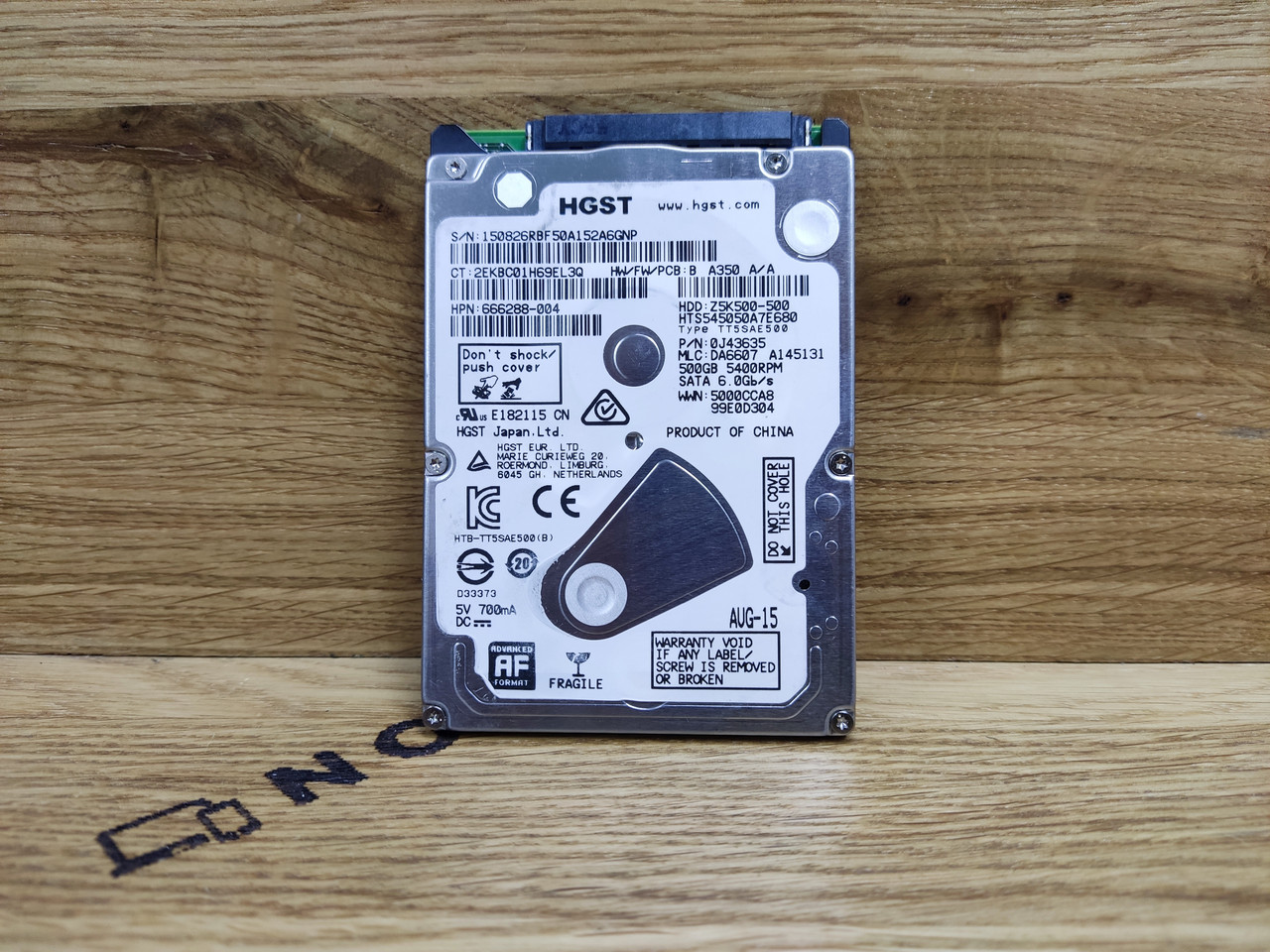 Жорсткий диск Hitachi Z5K500 500 Gb 2.5", 8Mb, 5400 об/хв, 7 mm, SATAIII (0J43635) Вживаний