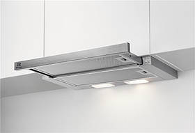 Electrolux Витяжка телескопічна, 59см, 410м.куб/год., сірий