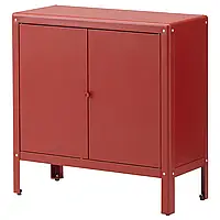 КОЛЬБЬЁРН Шкаф для входной двери, коричнево-красный, 80x81 см