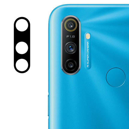 Гнучке захисне скло 0.18mm на камеру (тех.пак) для Realme C3, фото 1