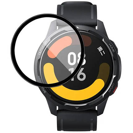 Полімерна плівка 3D (full glue) (тех.пак) для Xiaomi Watch S1 Active, фото 1