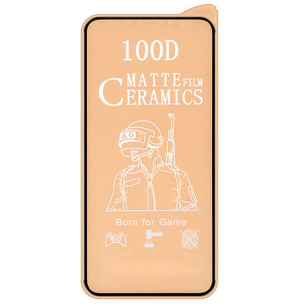 Захисна плівка Ceramics Matte 9D (без упак.) для Apple iPhone 13 / 13 Pro (6.1"), фото 1