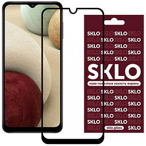 Захисне скло SKLO 3D (full glue) для Samsung Galaxy A12/M12/A02s/M02s/A02/M02/A03s/A03 Core/A03, фото 1