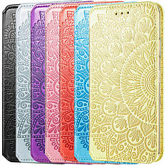 Шкіряний чохол книжка GETMAN Mandala (PU) для Huawei P Smart (2021) / Y7a